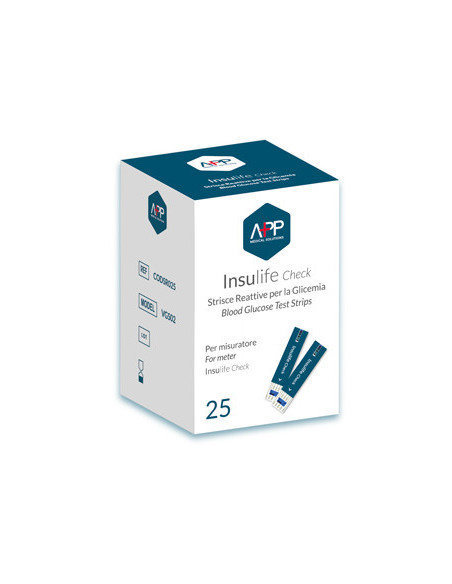 Insulife check str glicem 25pz