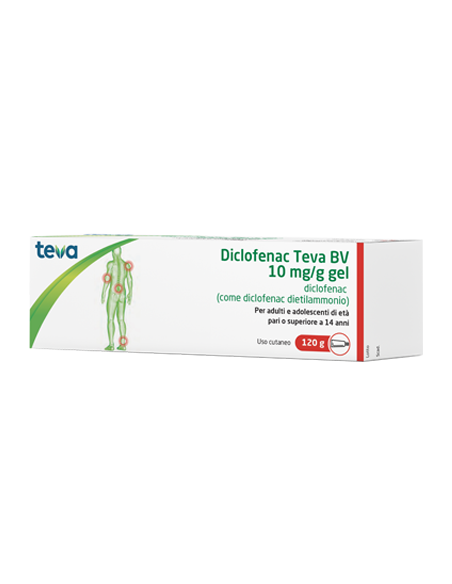 Diclofenac teva*gel 120g 1%