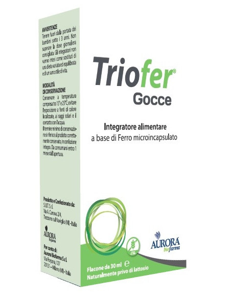 Triofer gtt 30ml aurora biofar