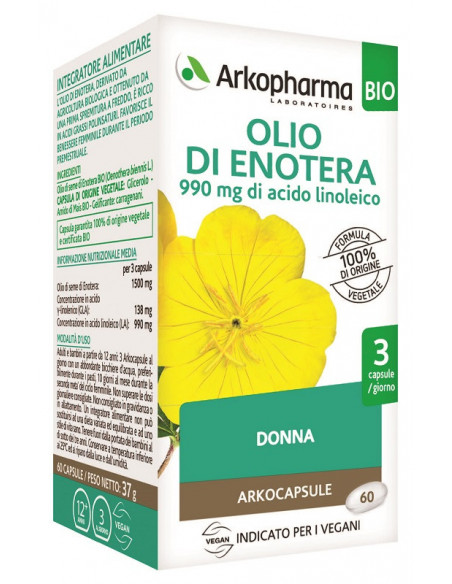 Olio di enotera bio 60cps