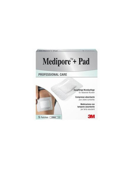 Medipore piu pad med 10x15cm 5pz