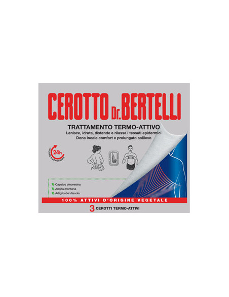 Bertelli cerotto termo-att 3pz