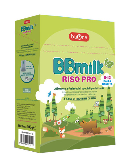 Bbmilk riso pro 0-12 400g