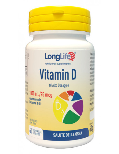 Vit d3 1000ui 60cpr longlife