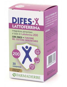 Difes-x lattoferrina 200 30cpr