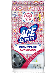 Ace salviette igien alcool40pz