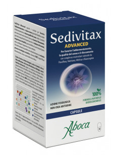 Sedivitax Advanced per favorire l'addormentamento e la qualità del sonno 30 capsule