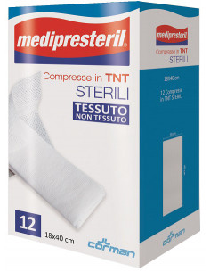 Medipresteril compr tnt 18x40