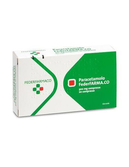 Paracetamolo farm*20cpr 500mg