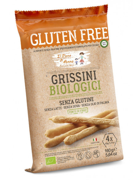 Pane anna grissini bio 160gr (