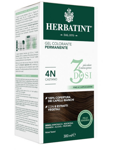 Herbatint 3dosi 4n 300ml