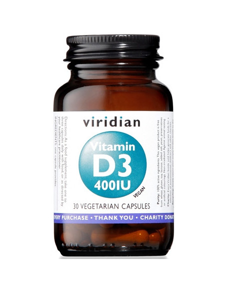 Vitamin d3 400iu 30 capsule veg