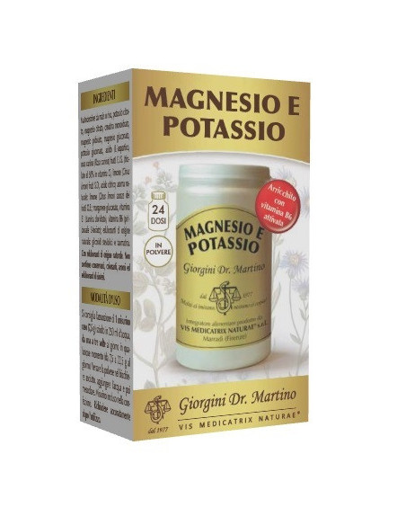 Magnesio e potassio polv 180g