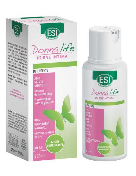 Esi Donna Life detergente intimo pH 4.5 lenitivo e rinfrescante 250ml