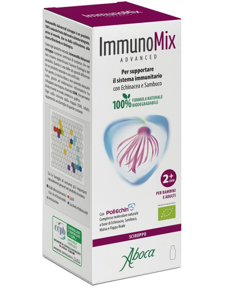 ImmunoMix Advanced sciroppo per supportare il sistema immunitario 210g