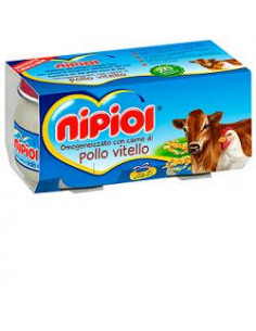 Nipiol omog vitello pollo 2x80