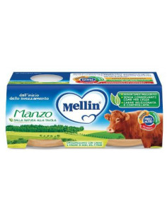 Mellin omog manzo 2x120g