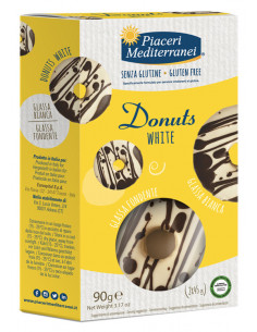 Piaceri medit donuts white 90g