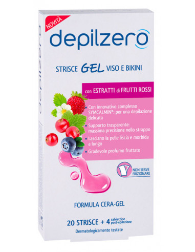 Depilzero strisce gel viso bik