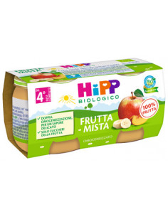 Hipp bio omog frut mista 2x80g