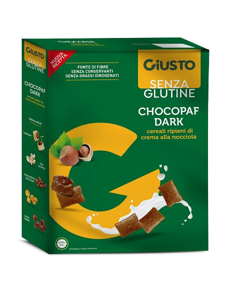 Giusto s/g chocopaf dark 300g