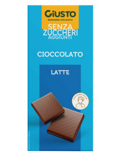 Giusto s/zucch cioc latte 85g