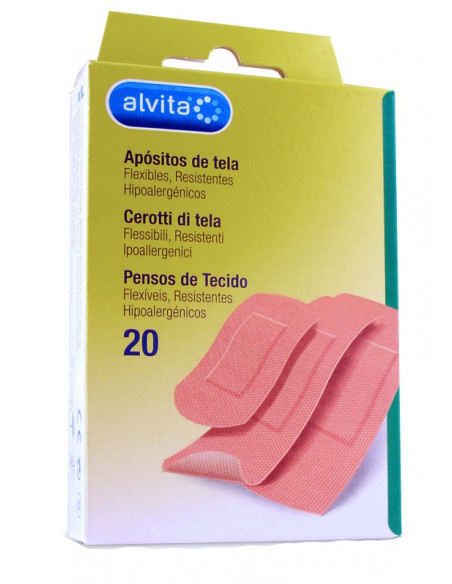 Alvita cerotti tela 20pz