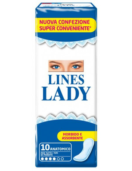 Lines lady anatomico 10pz