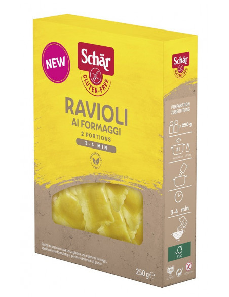 Schar ravioli formaggio 250gr