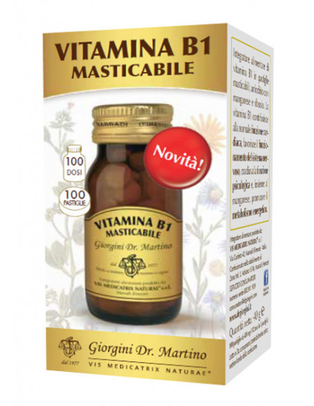 Vitamina b1 masticabile100past