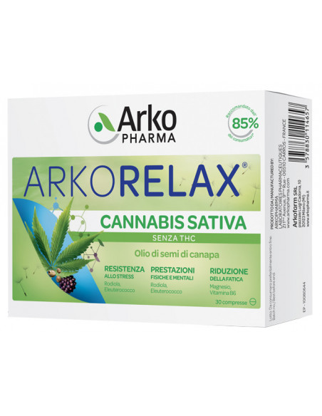 Arkorelax cannabis sativa30 compresse