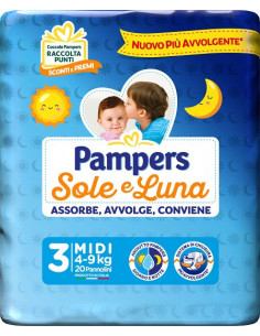 Pampers sl midi 20pz