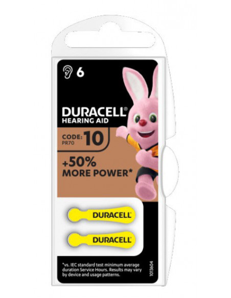 DURACELL EASY TAB 10 GIALLO