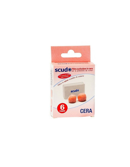 EARPLUG SCUDO CERA 6COPPIE 12P