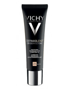 VICHY DERMABLEND 3D FONDOTINTA 25 NUDE 30ML - Clubfarma