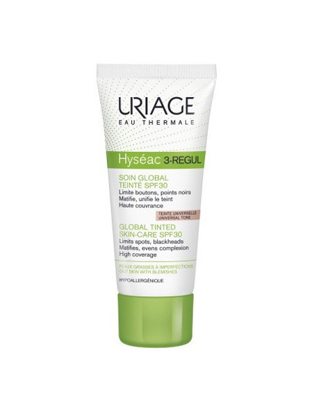 URIAGE HYSEAC 3-REGUL CREAMA COLORATA SP30 40 ML - Clubfarma