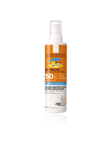 LA ROCHE POSAY ANTHELIOS PED SPRAY INVISIBILE PROTEZIONE SOLARE BIMBI SPF50+ 200ML - Clubfarma