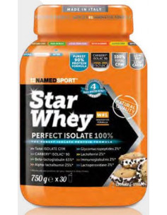 NAMED SPORT STAR WHEY COOKIES&CREAM INTEGRATORE ALIMENTARE 750G - Clubfarma