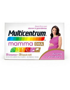 MULTICENTRUM MAMMA DHA 30 COMPRESSE + 30 CAPSULE MOLLI - Clubfarma