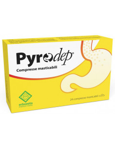 ERBOZETA PYRODEP 24 COMPRESSE MASTICABILI AZIONE ANTISPATICA E GASTROPROTETTIVA - Clubfarma