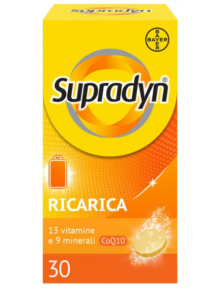 SUPRADYN RICARICA 30 COMPRESSE EFFERVESCENTI - Clubfarma