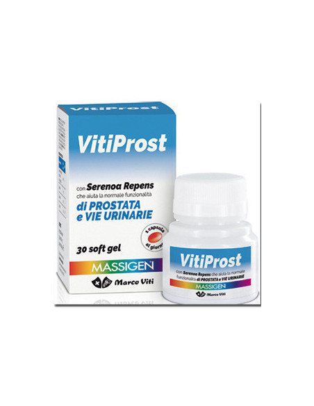 MARCO VITI MASSIGEN VITIPROST SOFT GEL 30PERLE DA 680MG - Clubfarma