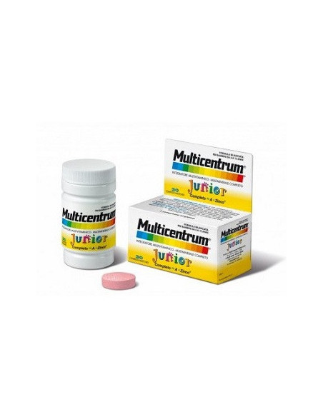 MULTICENTRUM JUNIOR VITAMINE 30 COMPRESSE - Clubfarma