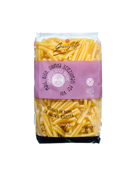 GAROFALO CASARECCE PASTA SENZA GLUTINE 400 G - Clubfarma