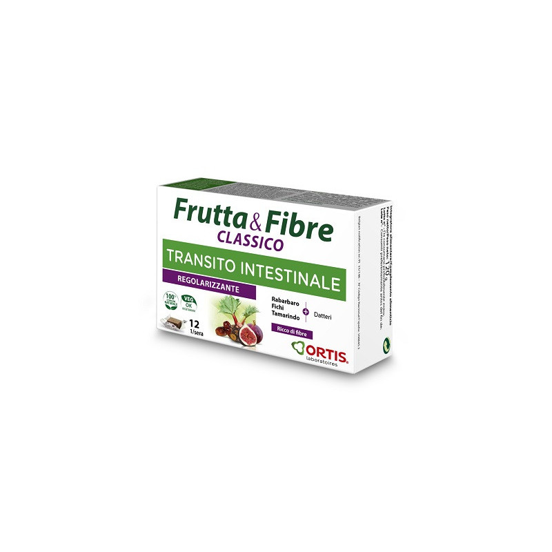 Frutta & Fibre Classico 24 cubetti - 240g - Integratore transito intestinale