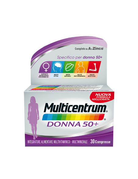 MULTICENTRUM DONNA 50+ 60 COMPRESSE - Clubfarma