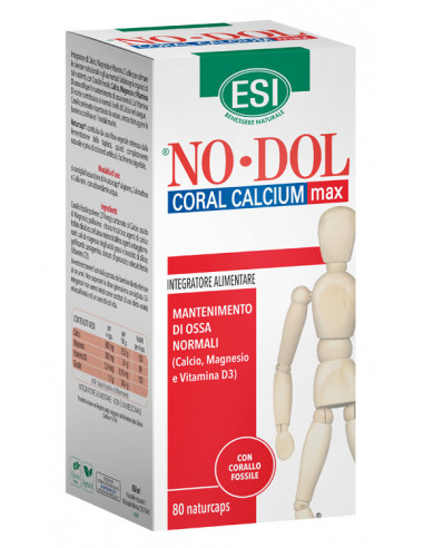 Esi No Dol Coral Calcium Max per il mantenimento di ossa normali 80 capsule