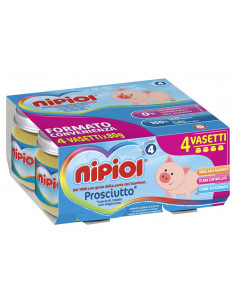 NIPIOL OMOGENEIZZATO PROSCIUTTO 4VASETTIX80G - Clubfarma