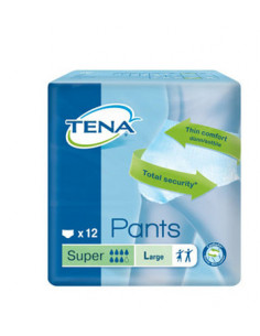 TENA PANTS SUPER L NEW 12PZ