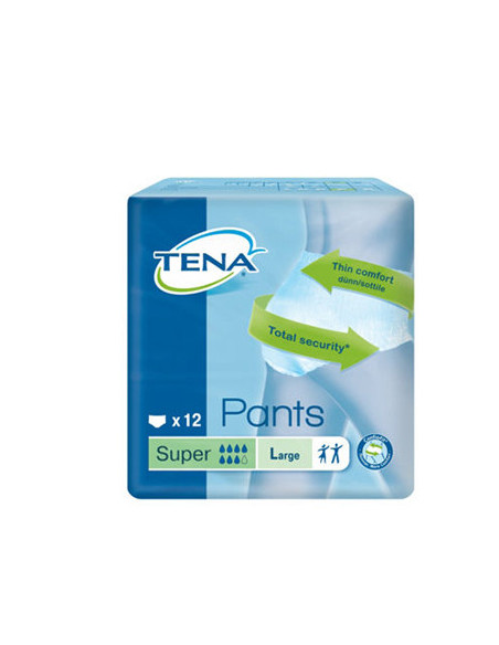 TENA PANTS SUPER L NEW 12PZ